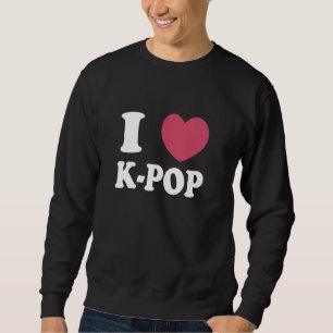 Korean K-pop Snap Finger Heart Hand Love You Kpop Sweatshirt