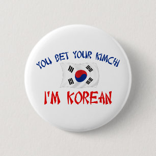 Korean Kimchi 6 Cm Round Badge