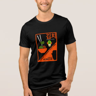 Korean Kimchi Kitchen Art Tri-Blend Shirt