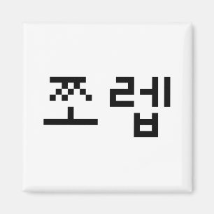Korean Newb 쪼렙 Jjoleb   Hangul Language Magnet