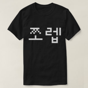 Korean Newb 쪼렙 Jjoleb Hangul Language T-Shirt