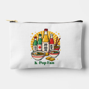 Korean Pop Culture Chest Print Accessory Pouch