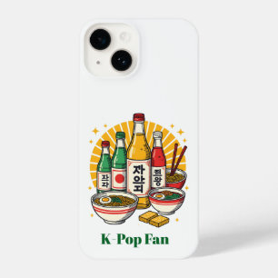 Korean Pop Culture Chest Print Printed Backpack Po iPhone 14 Case