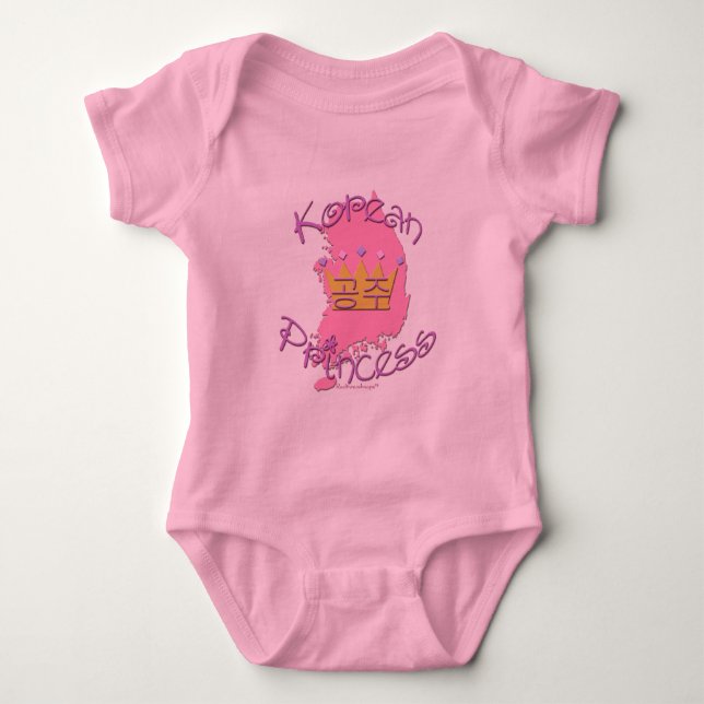 Korean Princess Baby Bodysuit (Front)