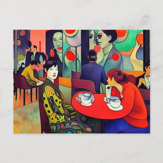 Korean Seventies Scene Postcard (Front)