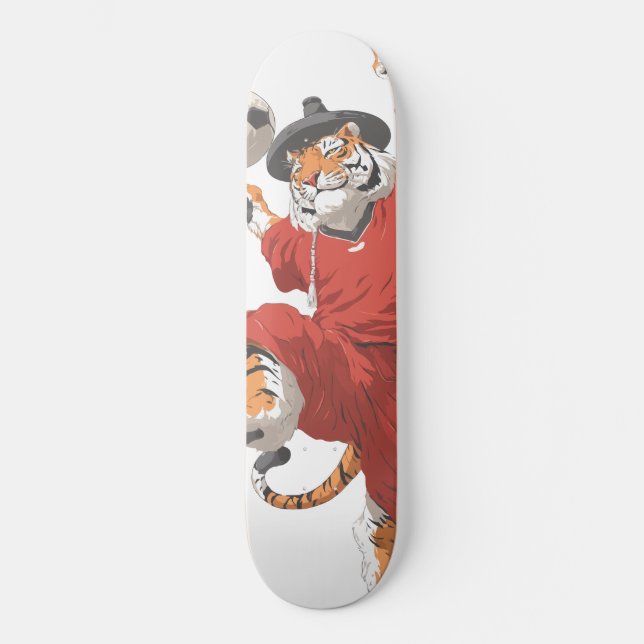 Korean Tiger Striker in Gat Skateboard (Front)