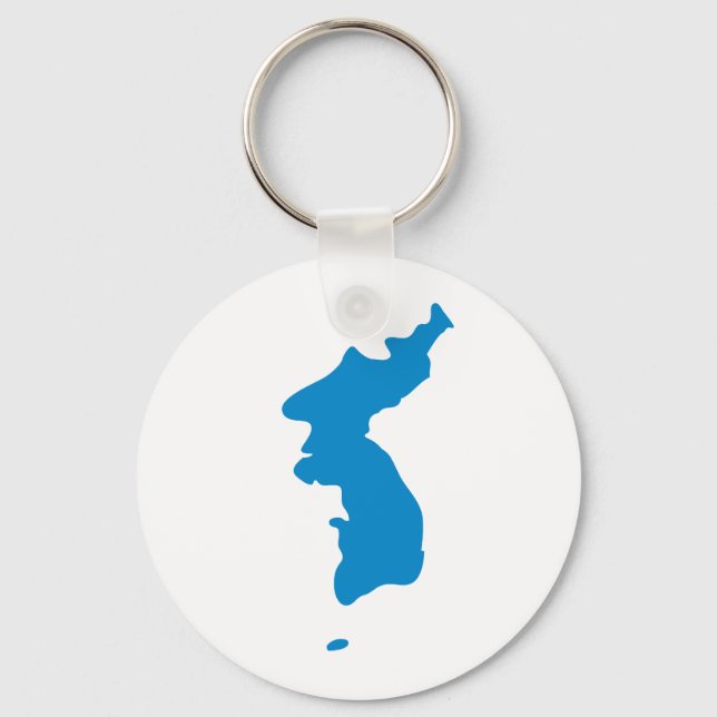 Korean Unification Flag Key Ring (Front)