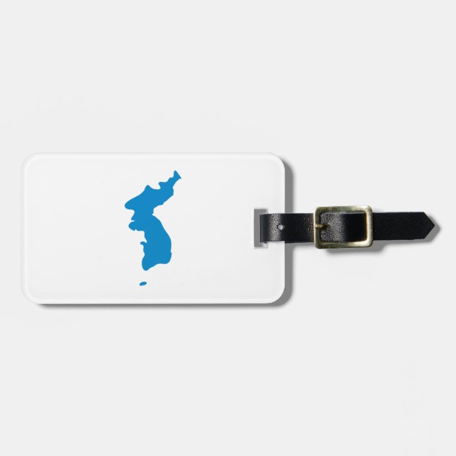 Korean Unification Flag Luggage Tag (Front Horizontal)
