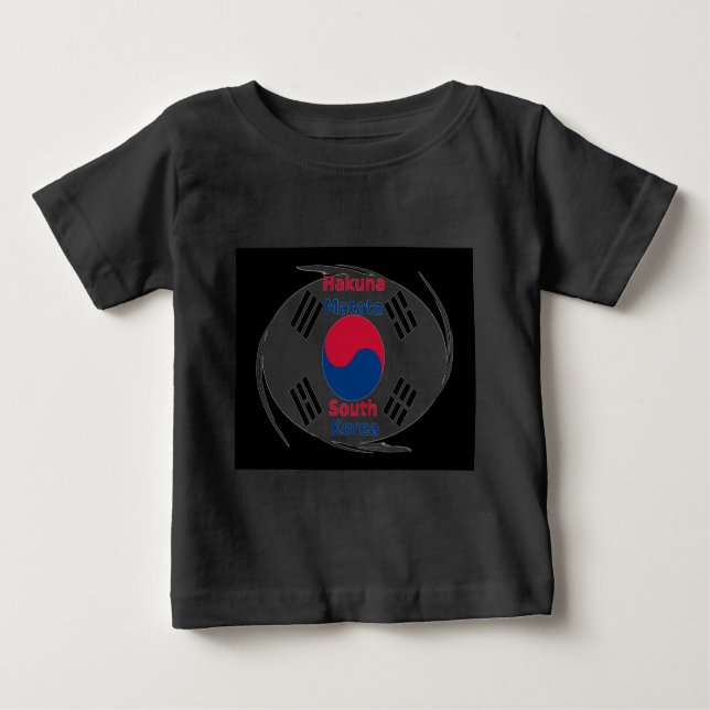 Korean Vibes: A Message of Peace Baby T-Shirt (Front)