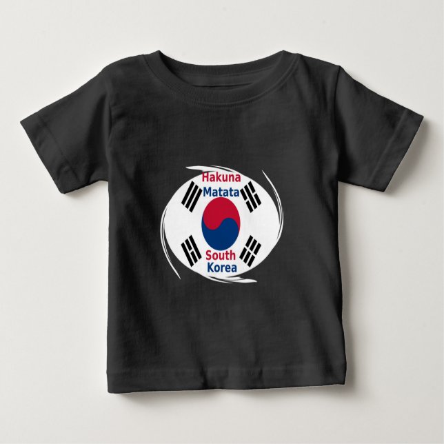 Korean Vibes: A Message of Peace Baby T-Shirt (Front)