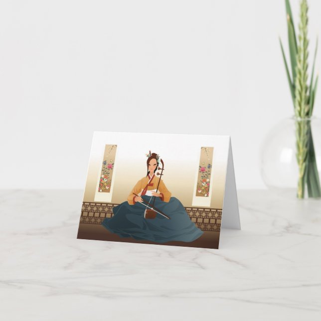 Korean violinist card (Front)
