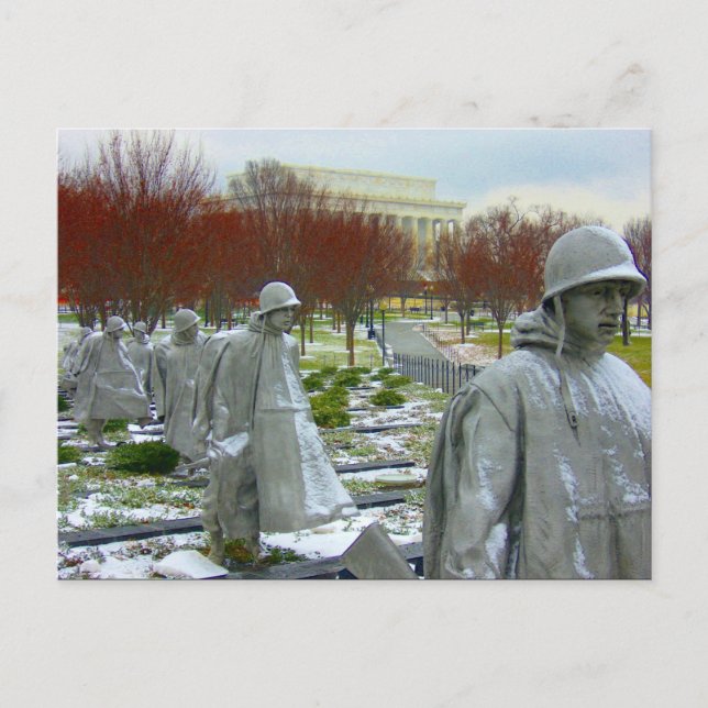 korean war memorial postcard (Front)
