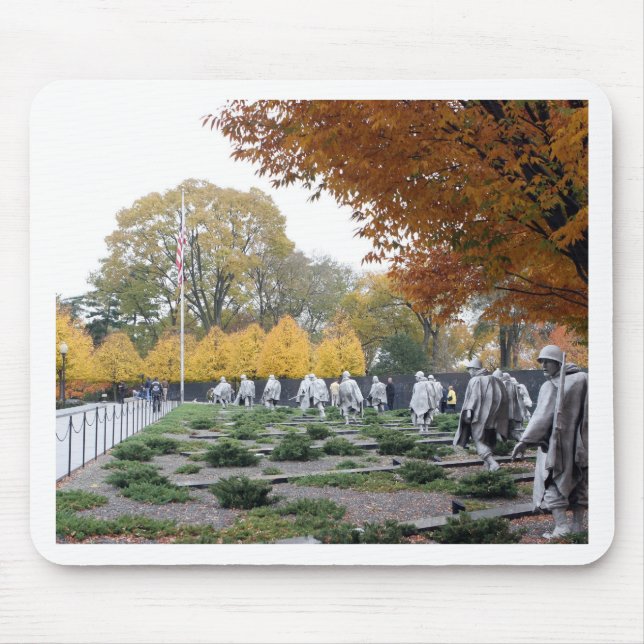 Korean War Memorial veterans Mouse Pad (Front)