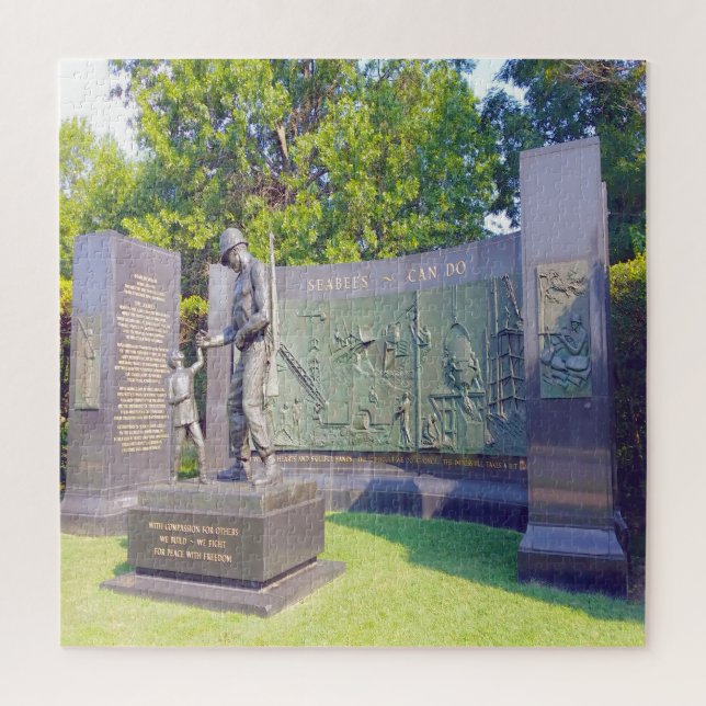 Korean War Memorial Washington Jigsaw Puzzle (Vertical)