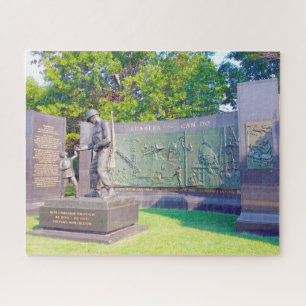 Korean War Memorial Washington Jigsaw Puzzle