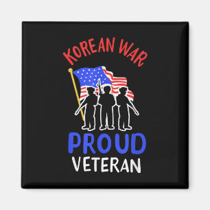 Korean War Proud Veteran Magnet
