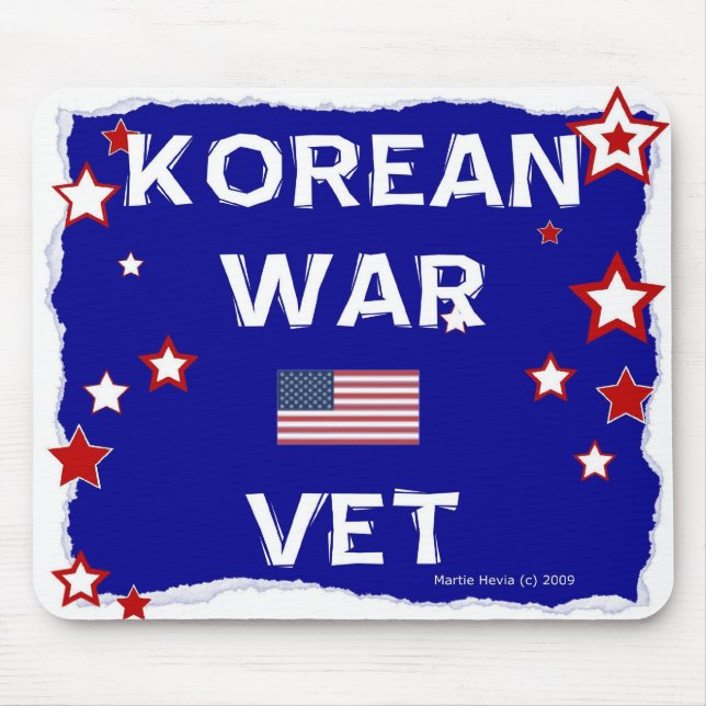 Korean War Vet - In Honour - Mousepad (Front)