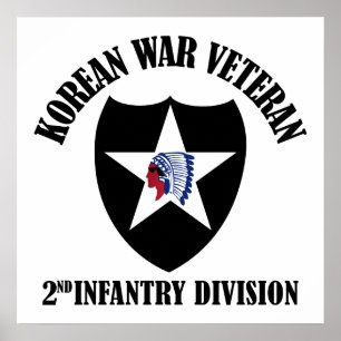 Korean War Veteran - 2nd ID Poster