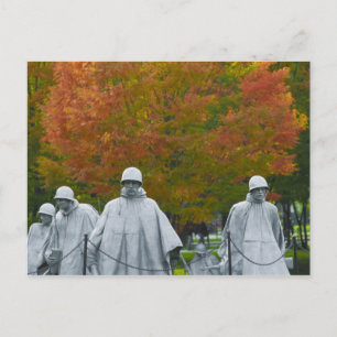 Korean War Veterans Memorial Postcard