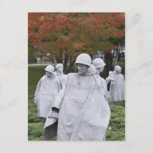 Korean War Veterans Memorial Postcard