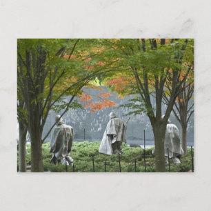 Korean War Veterans Memorial Postcard