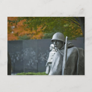 Korean War Veterans Memorial Postcard