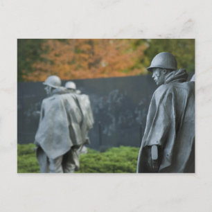 Korean War Veterans Memorial Postcard