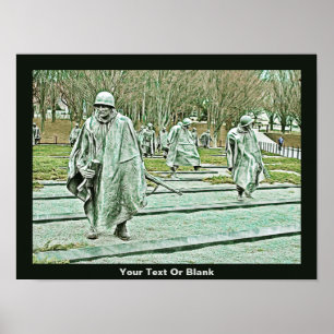 Korean War Veterans Memorial Poster