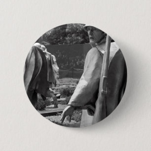 korean war veterans Status 6 Cm Round Badge
