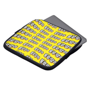 Korean with melody twist : "룰루랄라"(lulu lala) laptop sleeve