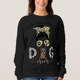 Korean Yellow Spitz Kinda Busy Being A Dog Mum Me Sweatshirt