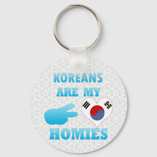 Koreans are my Homies Key Ring