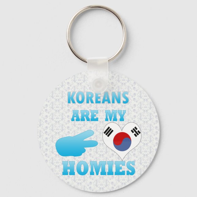Koreans are my Homies Key Ring (Front)