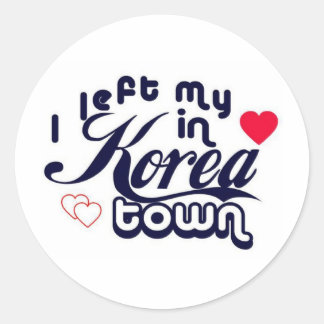 Koreatown Classic Round Sticker