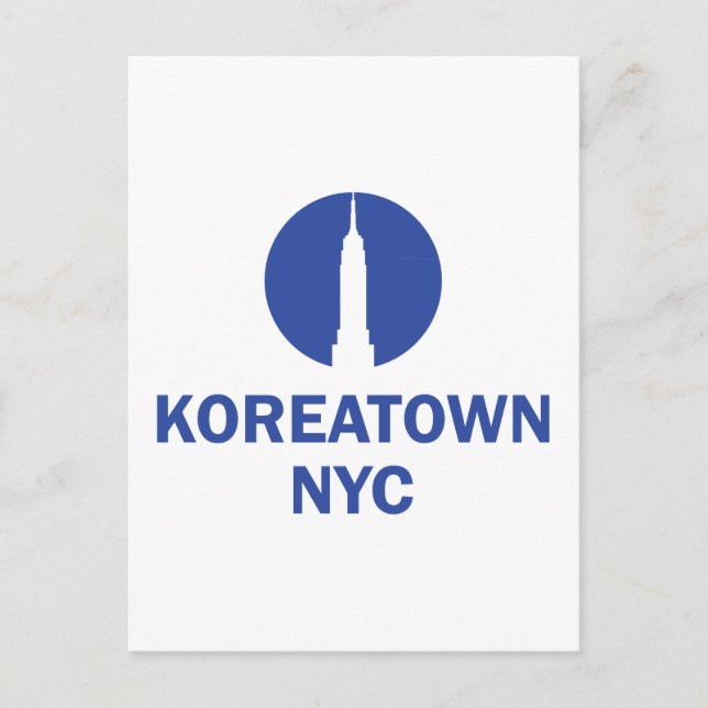 KOREATOWN NYC POSTCARD (Front)