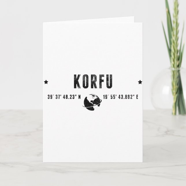 KORFU CARD (Front)