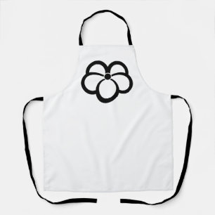 Korin-style shadowed ivy apron