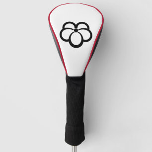 Korin-style shadowed ivy golf head cover