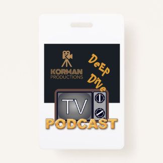 Korman Productions Deep Dive TV Podcast  ID Badge