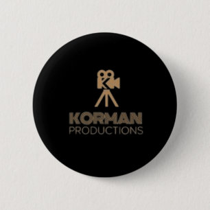 Korman Productions YouTube Channel Logo Round 6 Cm Round Badge