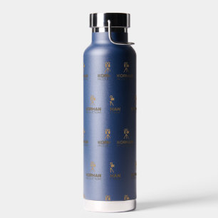 Korman Productions YouTube Channel Logo Tiled Water Bottle