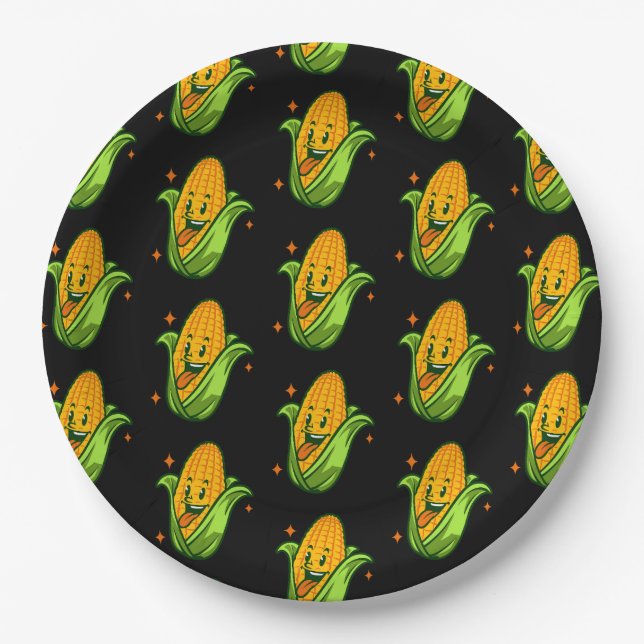 Korn Paper Plate (Front)