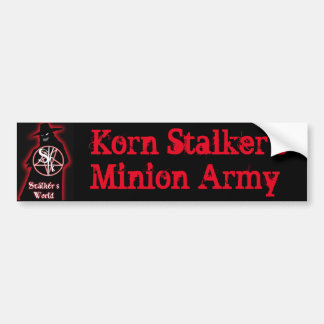 Korn Stalker's Minion Army Bumper Sticker
