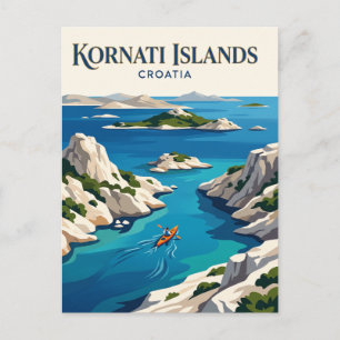 Kornati Islands Croatia Postcard