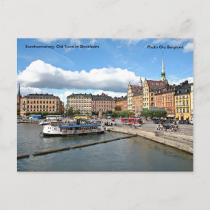 Kornhamnstorg. Old Town in Stock... Postcard