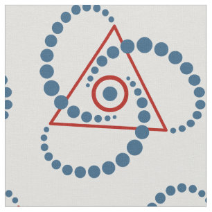 Kornkreis Piktogramm / crop circle pictogram VI Fabric