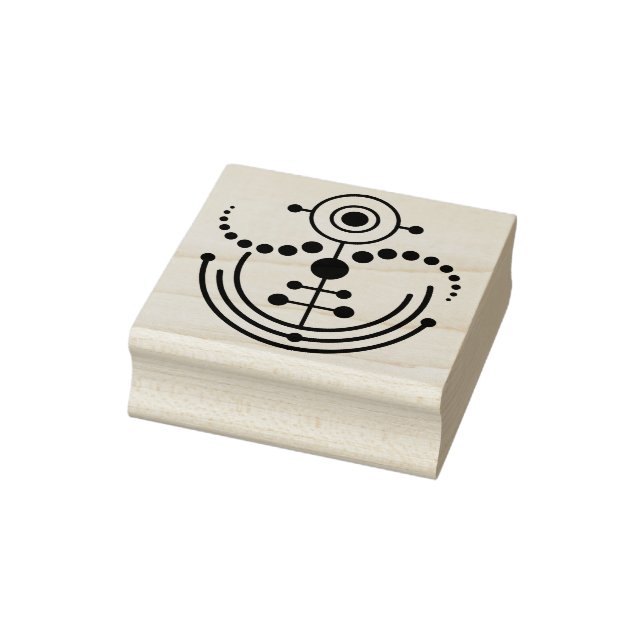 Kornkreis Piktogramm / crop circle pictogram VIII Rubber Stamp (Stamp)
