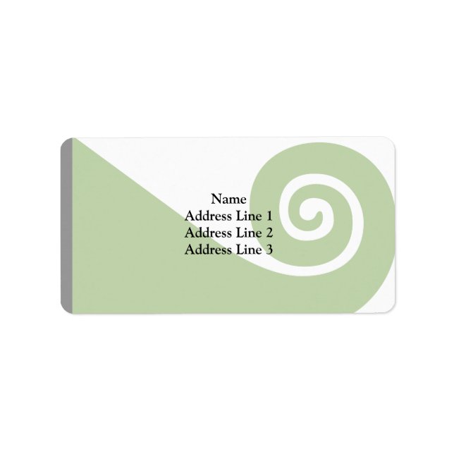 Koru, New Zealand Label (Front)