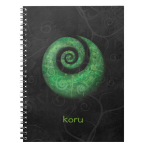 koru spiral notebook