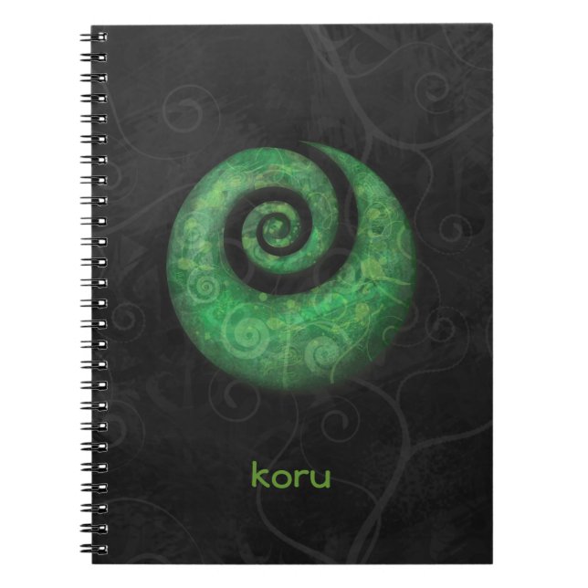 koru spiral notebook (Front)